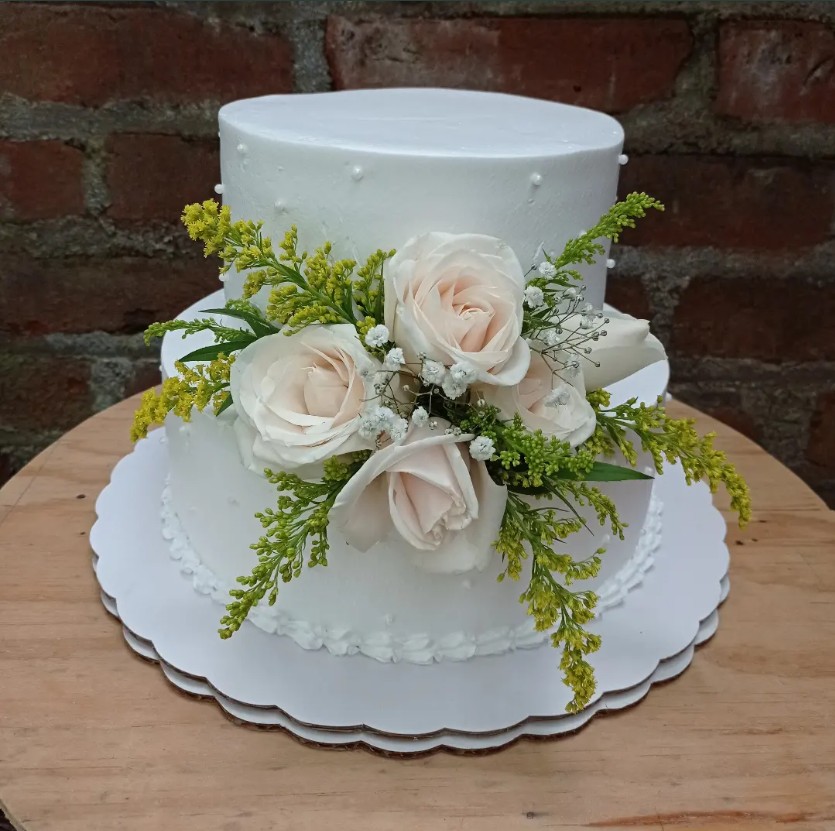 Pastel blanco elegante