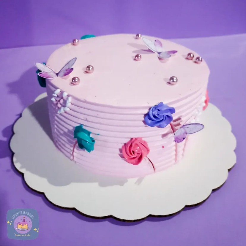 Pastel decorado